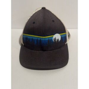 Columbia Tree Line Fitted Mesh Hat Size L/XL Nature‎ Outdoors Woods Blue